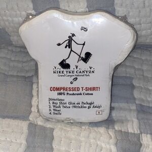 NEW Hike The Canyon Tourist T-Shirt Grand Canyon National Park Men's Size Small